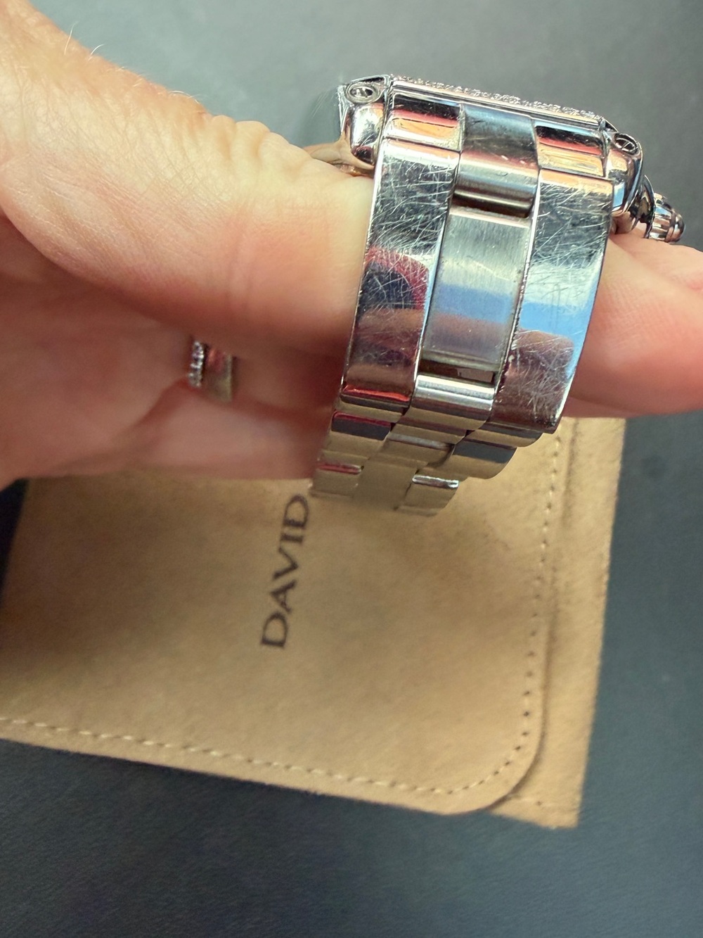 Cartier Silver Tone Diamond Bezel Women's Automatic Watch - Picture 6 of 9